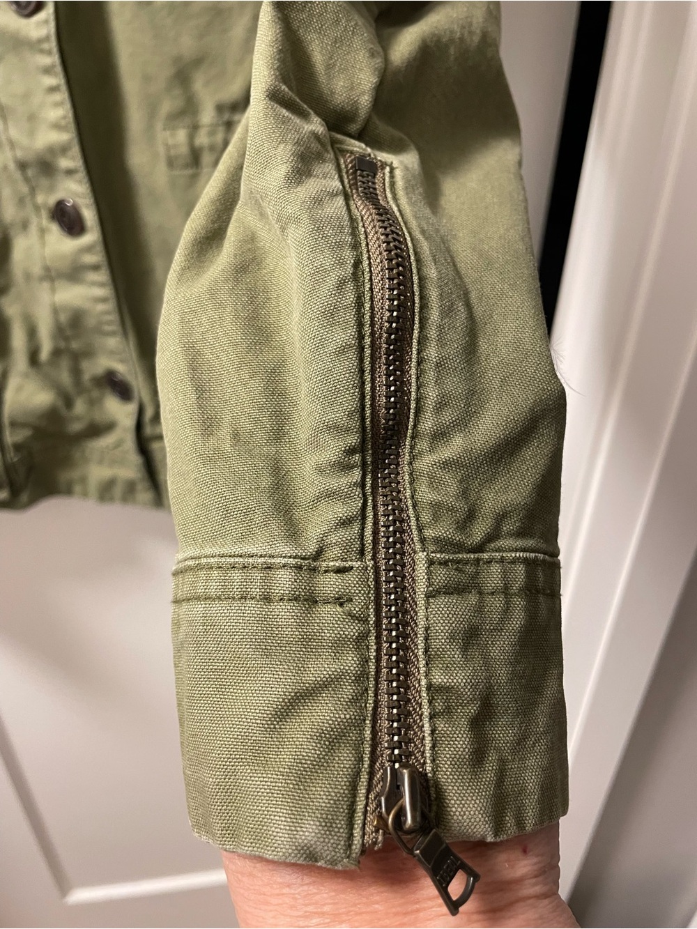 GAP Olive Green Women's Utility Jacket - Picture 5 of 11